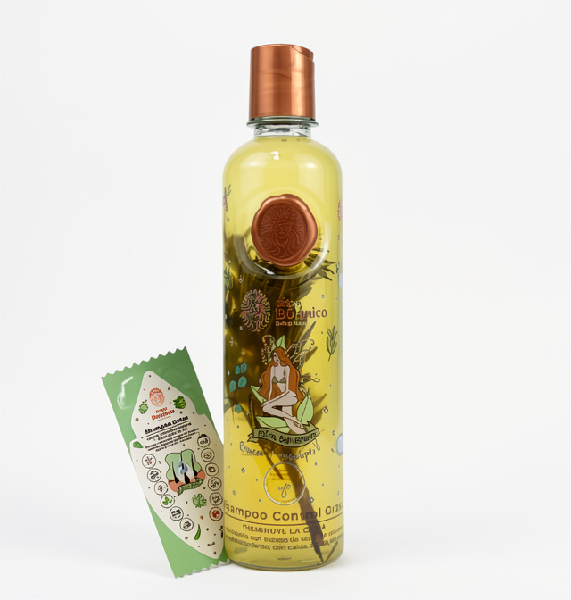 Ritual Botanico- Shampoo Control Grasa de Romero y Eucalipto, Natural, Sin sal Sulfatos Silicio ni Dimeticona, Contro
