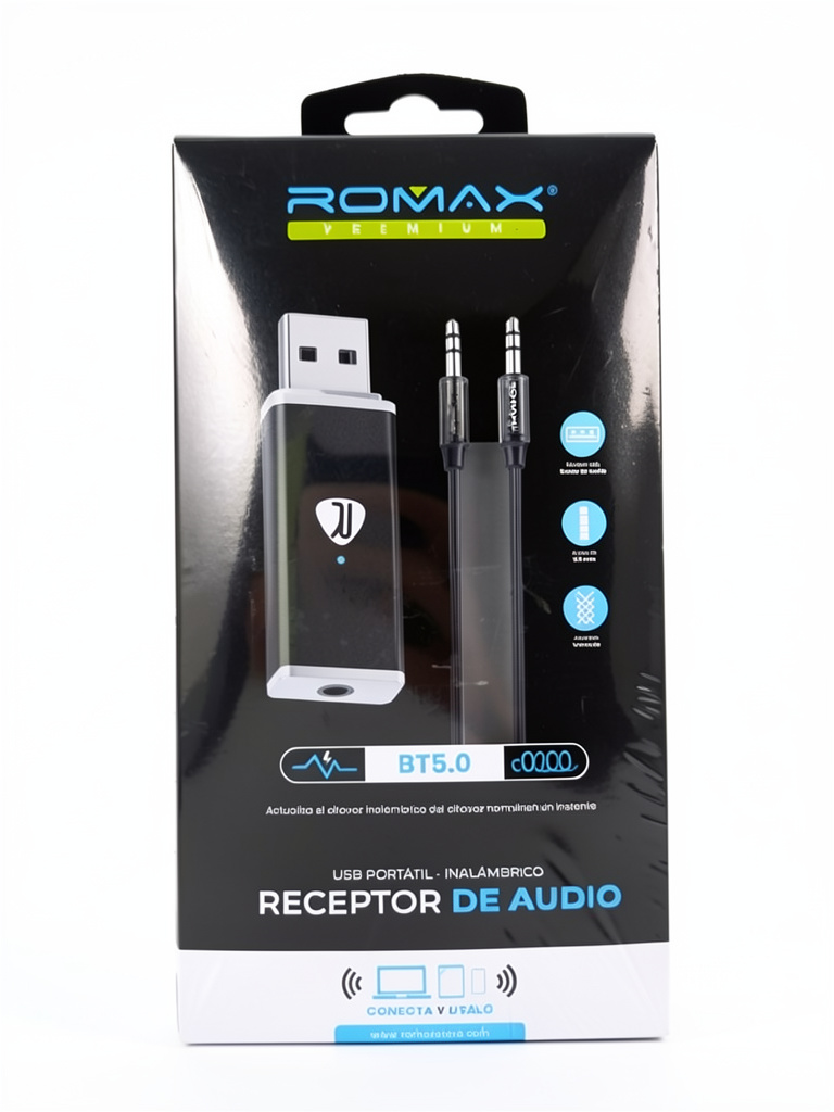 Receptor de audio romax