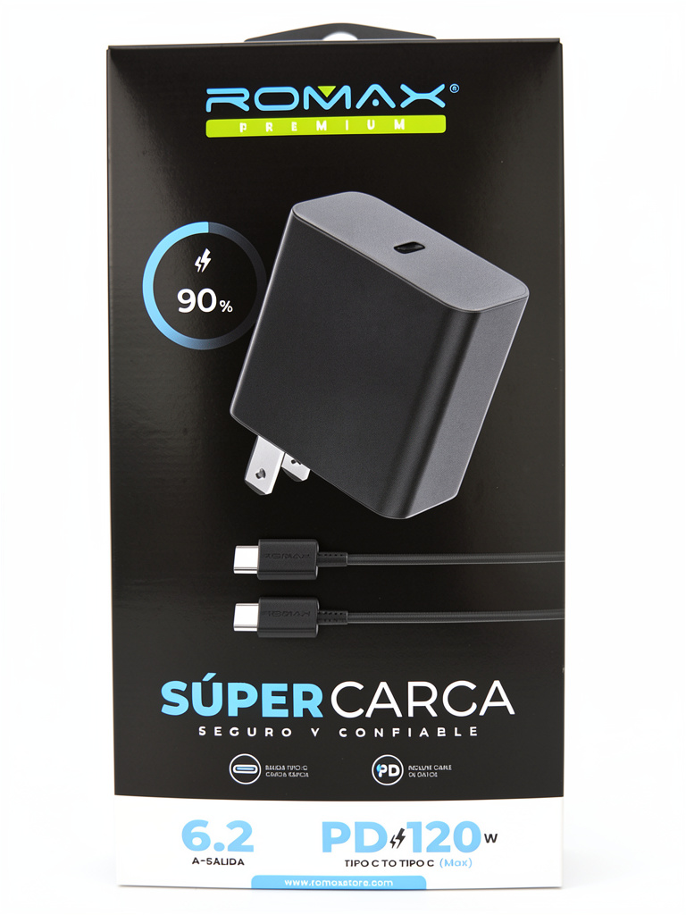Cargador romax 12ow pd