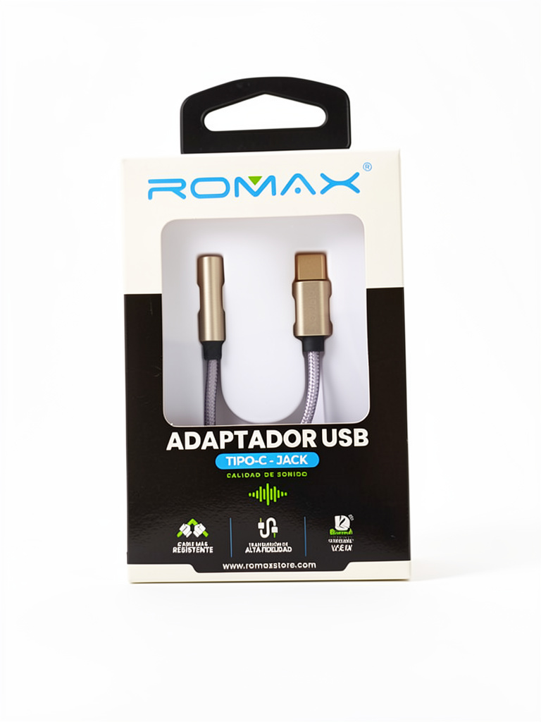 Adaptador tipo c auxiliar