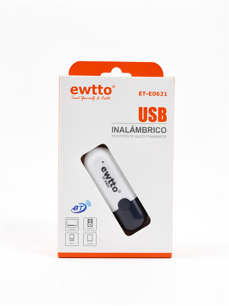 Adaptador bt ewtto 2 en 1