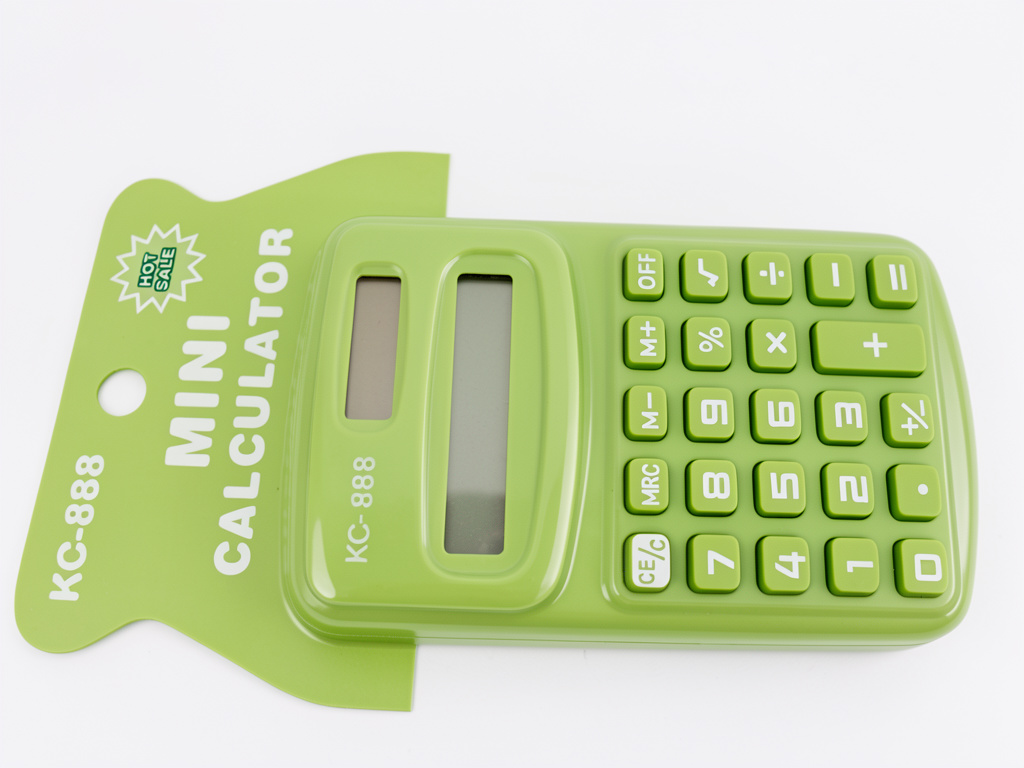 Mini calculadora verde