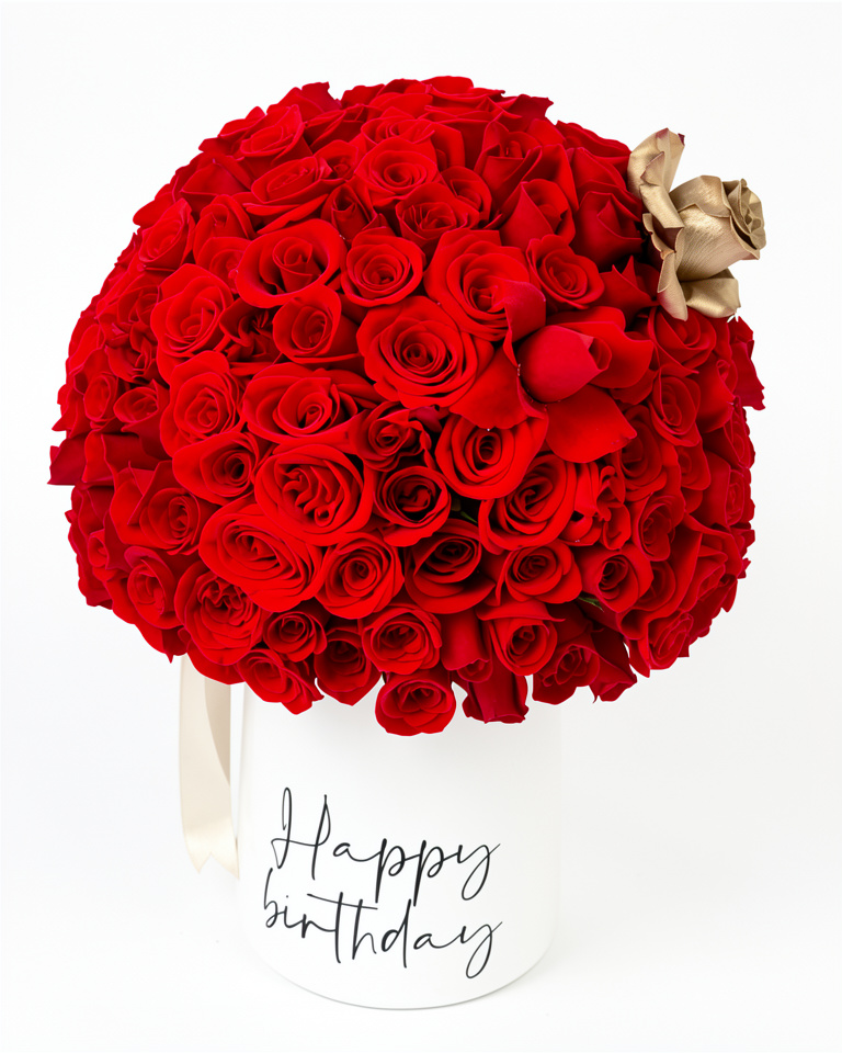 Ramo de 80 rosas rojas