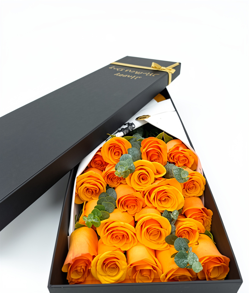 Caja de rosas