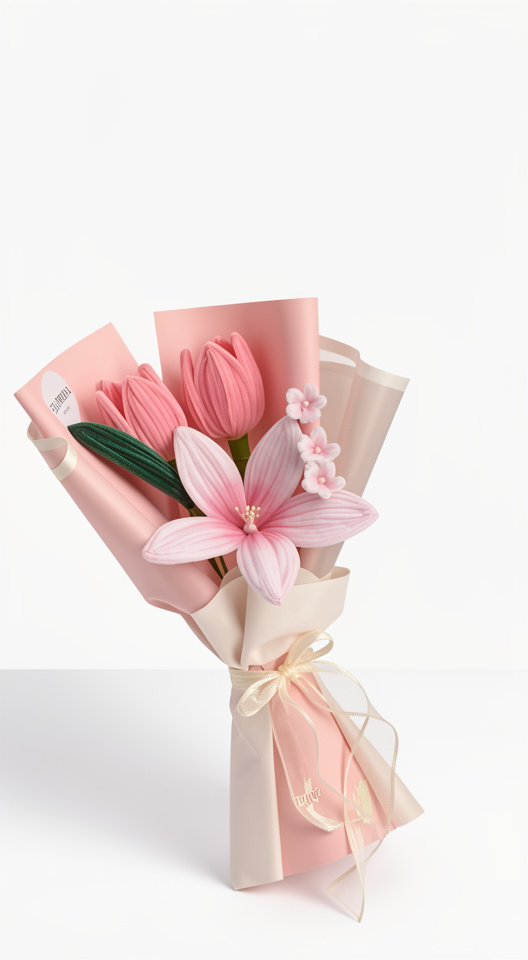 Ramo tilipanes rosa