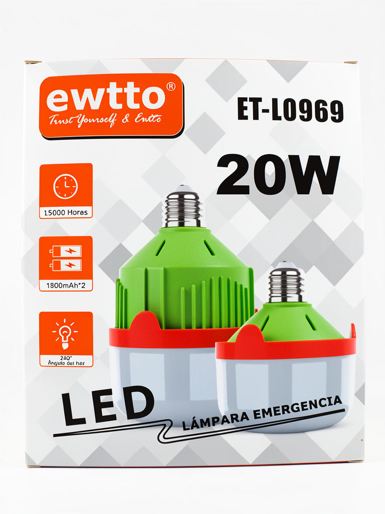 bombillo 20W recargable