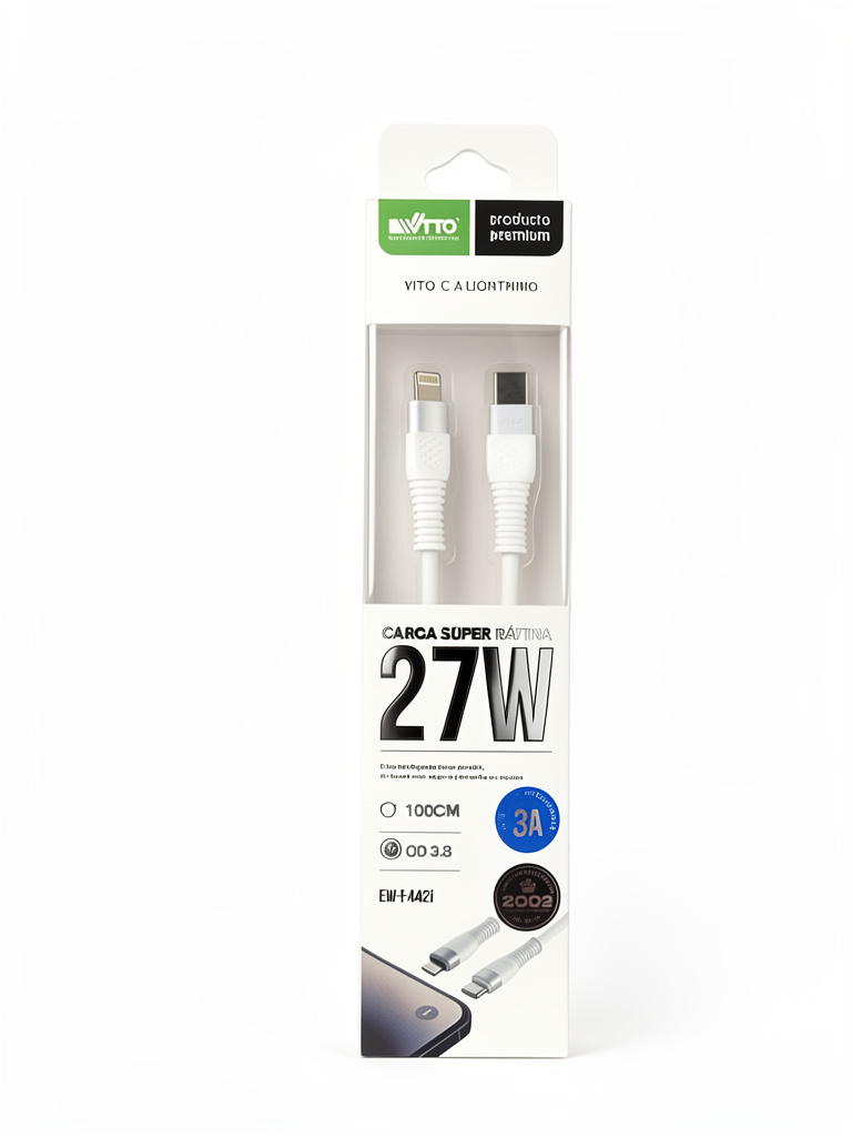 E442i cable blanco Lightning