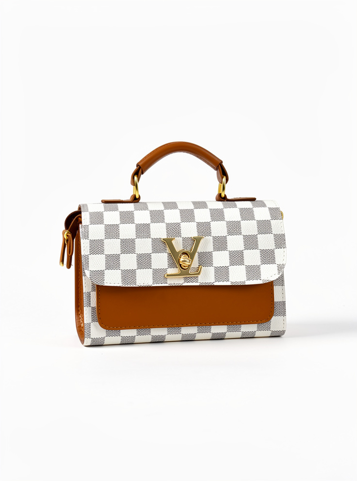 BOLSO CUADROS LV