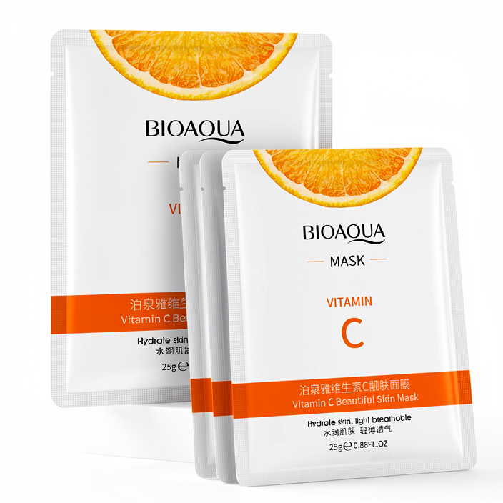MASCARILLA EN VELO  VITAMINA C