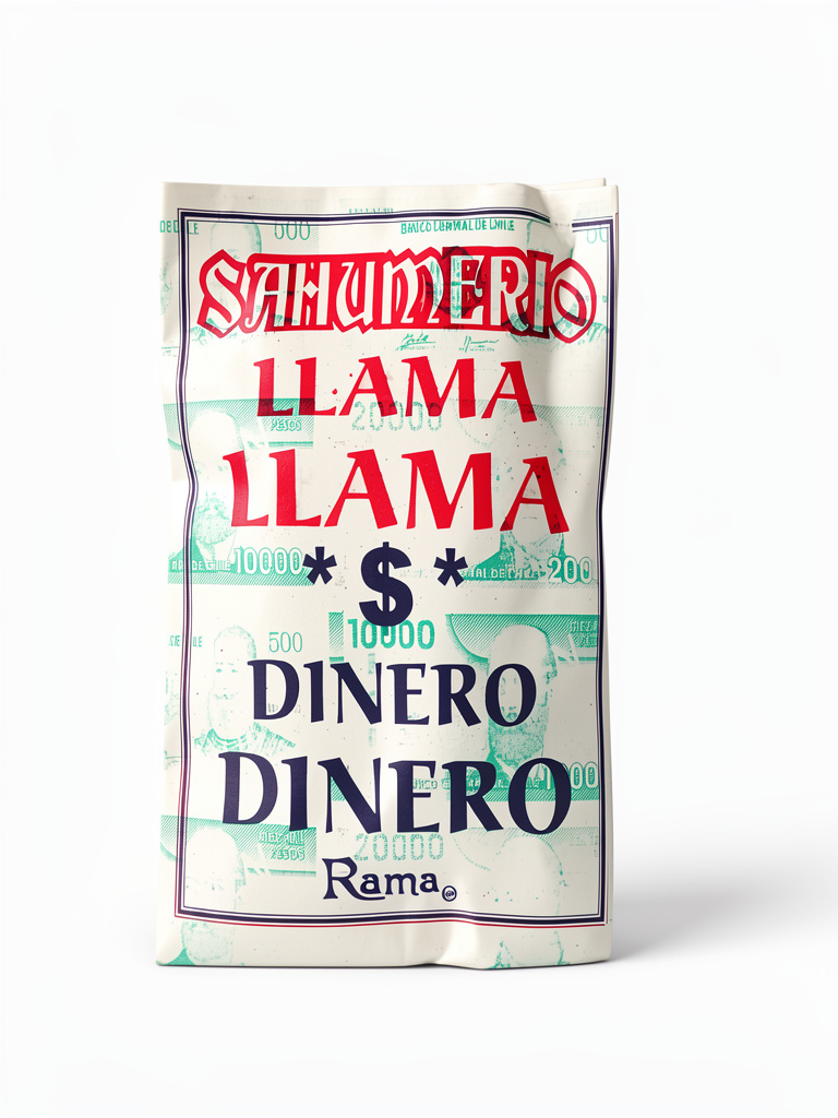 Llama Dinero, sahunerios