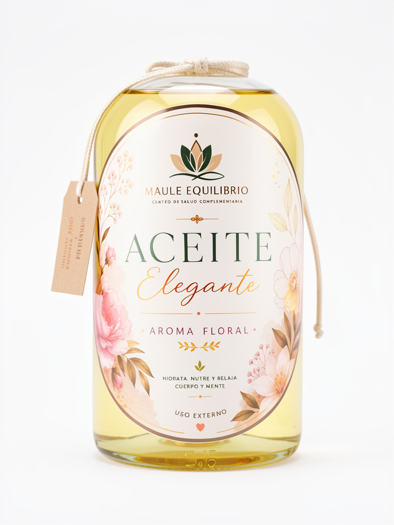 Aceite masaje elegante