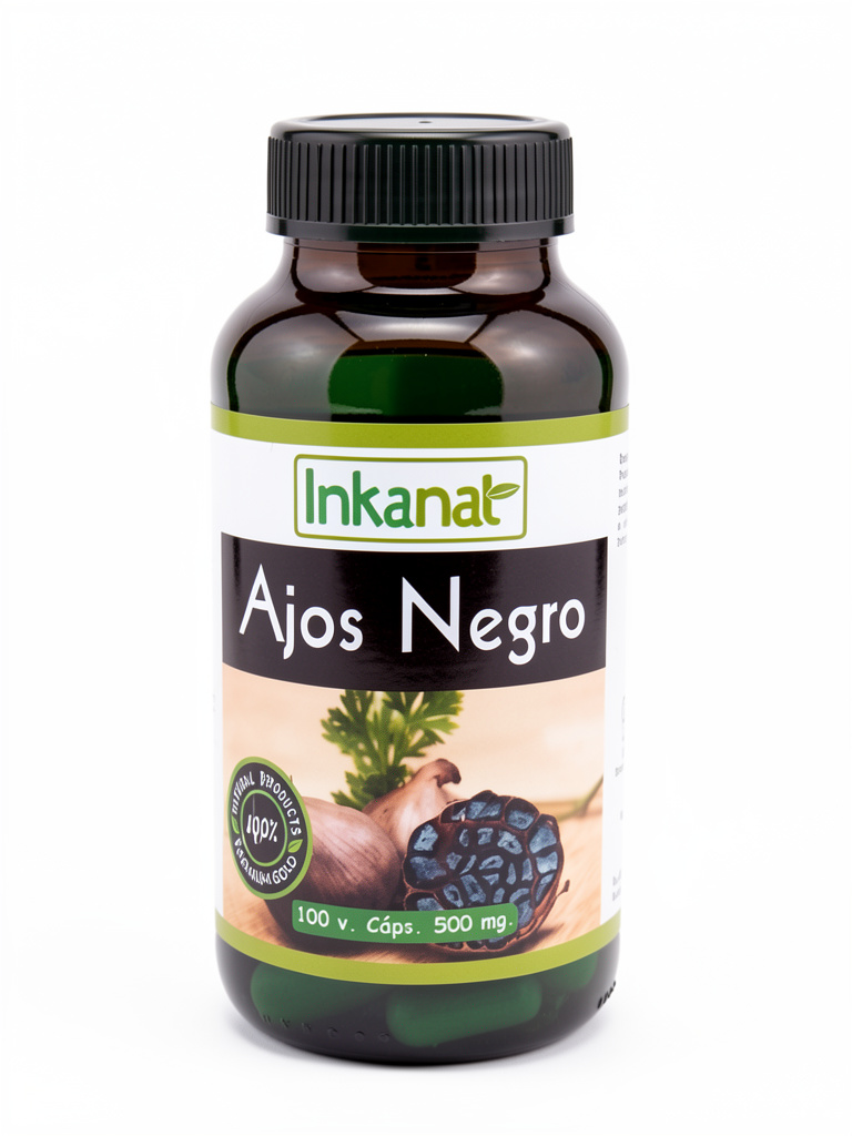 Ajo negro jarabe