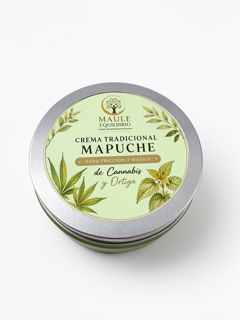 Crema Tradicional Mapuche de cannabis y ortiga