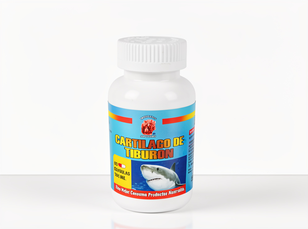 Cartílago de tiburon cap plástica