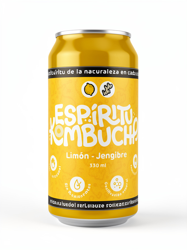 Kombucha limon- gengibre