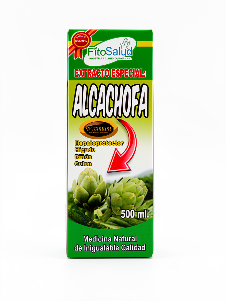 Alcachofa jarabe