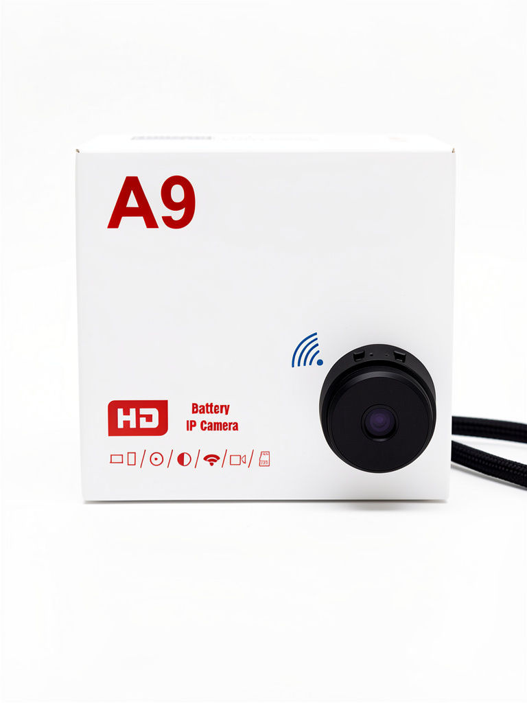 A9 camara IP negra