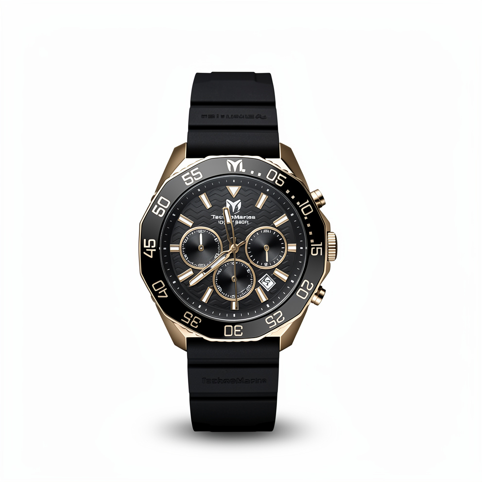 Reloj TechnoMarine Mare Vivo Negro - 44mm (Hombre)