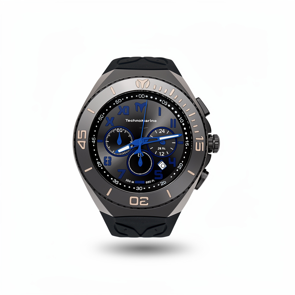 Reloj Technomarine Manta Ocean Negro/Azul - 45 mm (Hombre)