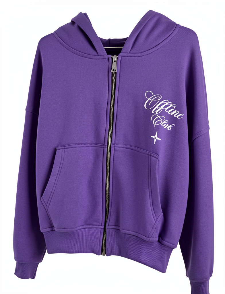 Buzo morado Offine Club