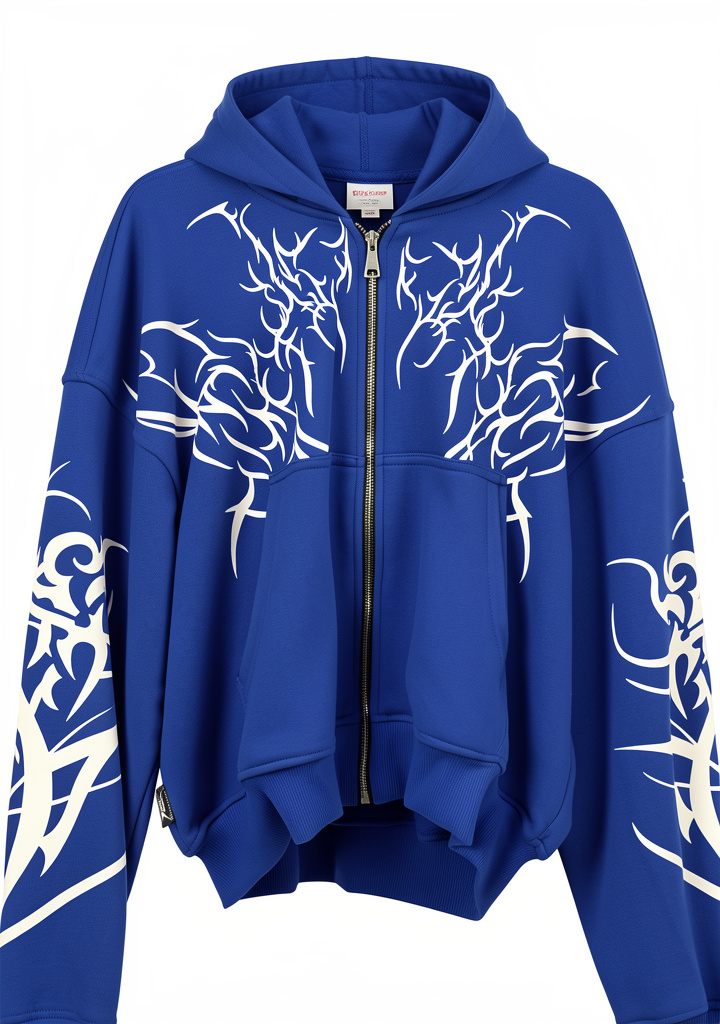 Buso azul con tribales