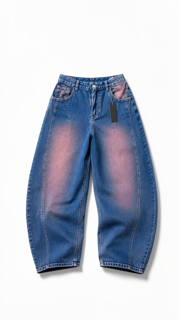 Jean balloon azul