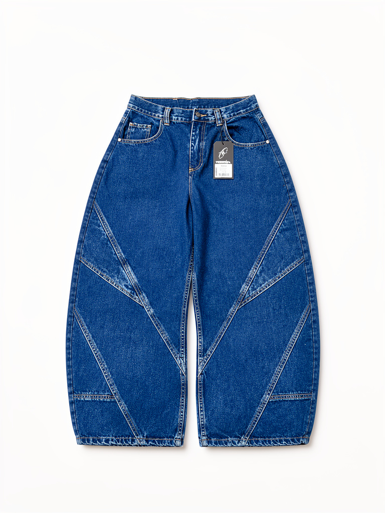 Jeans azul balloon