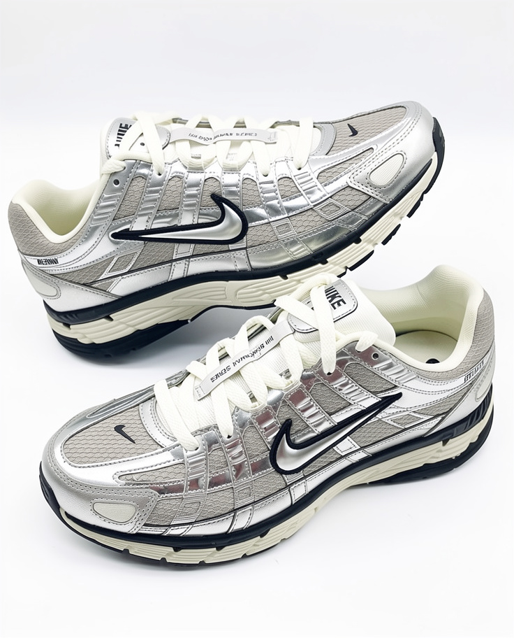 Tenis Nike plateados