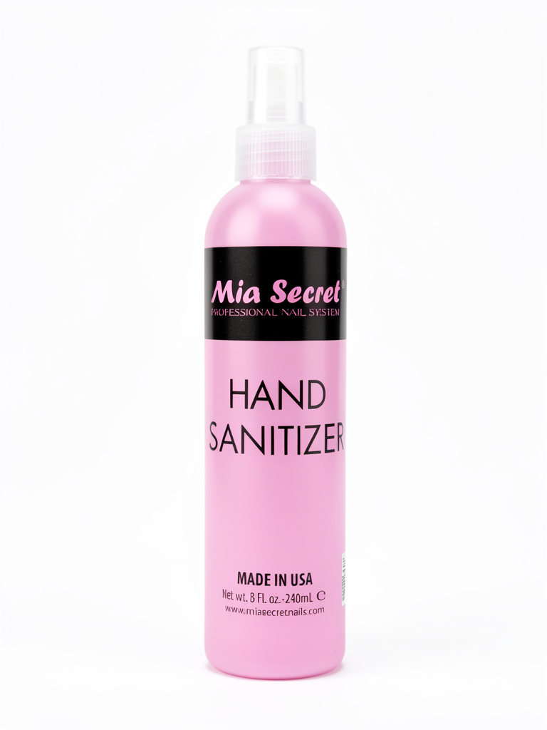 Mia Secret spray sanitizante rosado