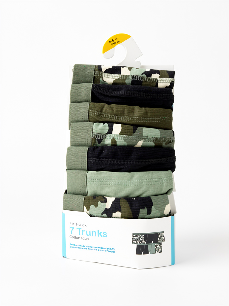 PACK 7 BOXER CAMUFLADO