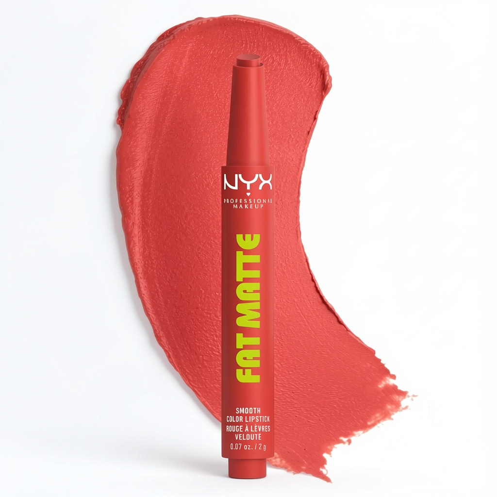 LABIAL FAT MATTE NYX CORAL CUDDLIN