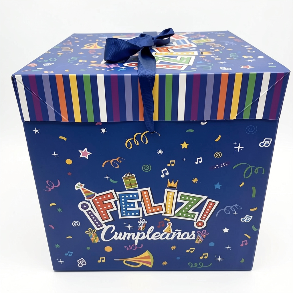 Caja Azul F.C. 22x22cm