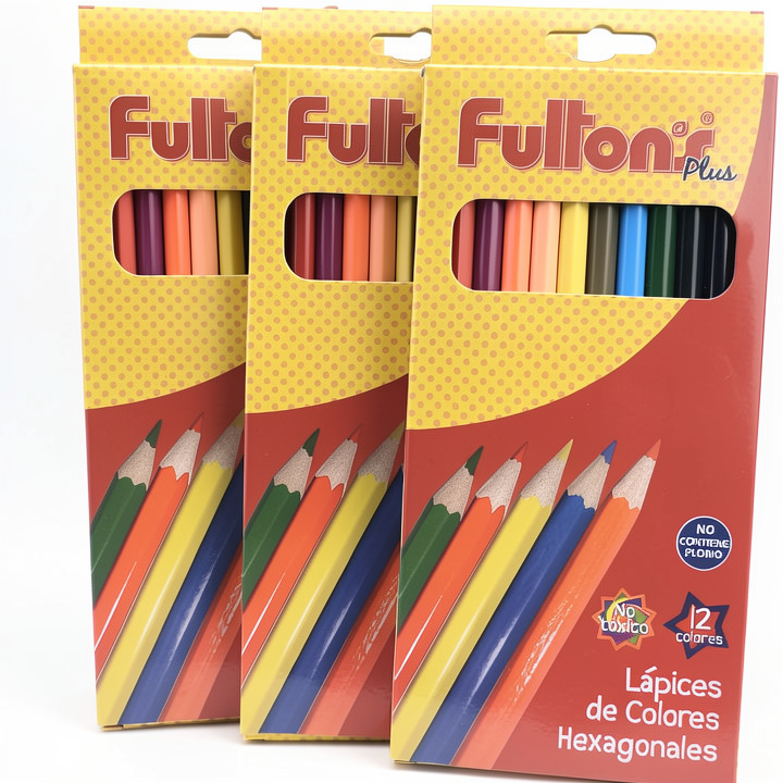 Lápices 12 Colores Fultons