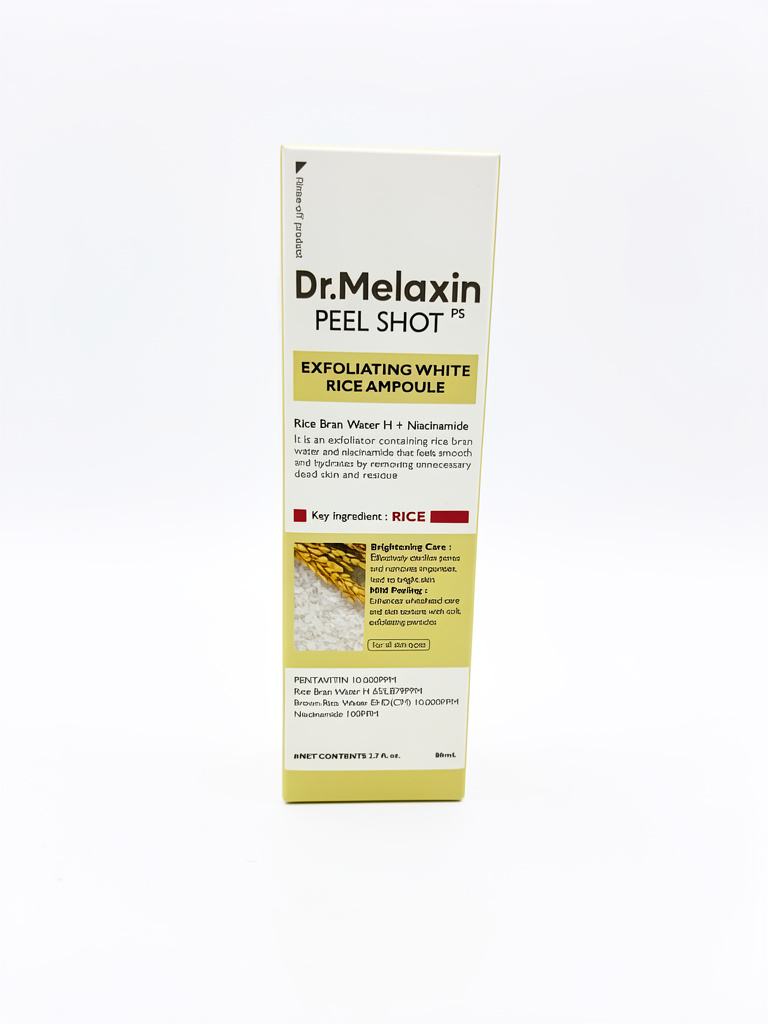Dr. Melaxin - Peel shot exfolianting white rice ampoule 80ml
