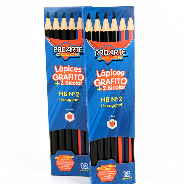 Caja Lápices Grafito + Bicolor Proarte
