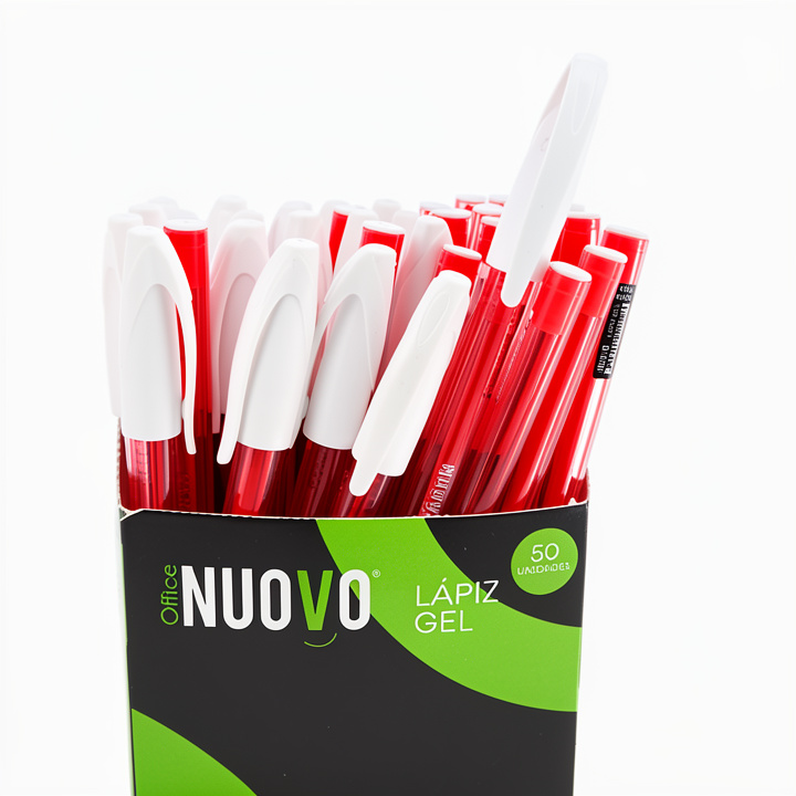 Lápiz Tinta Gel Rojo Nuovo