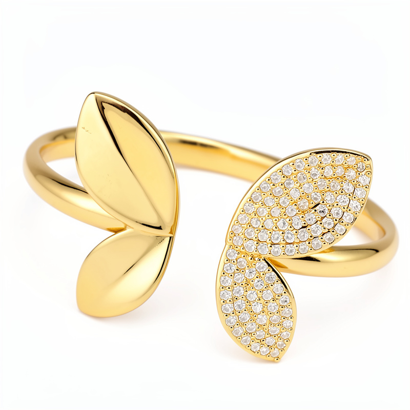 83720-BRAZALETE DORADO AJUSTABLE DE MARIPOSA