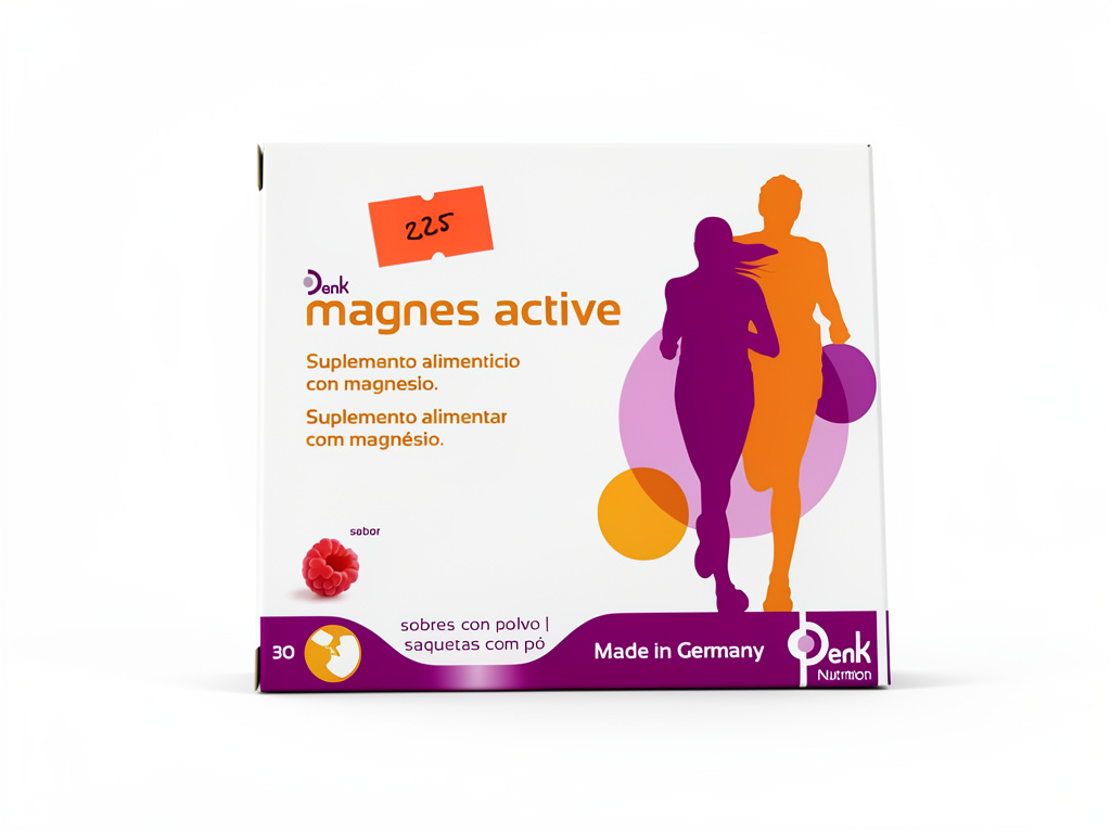 Magnes Active sabor mora
