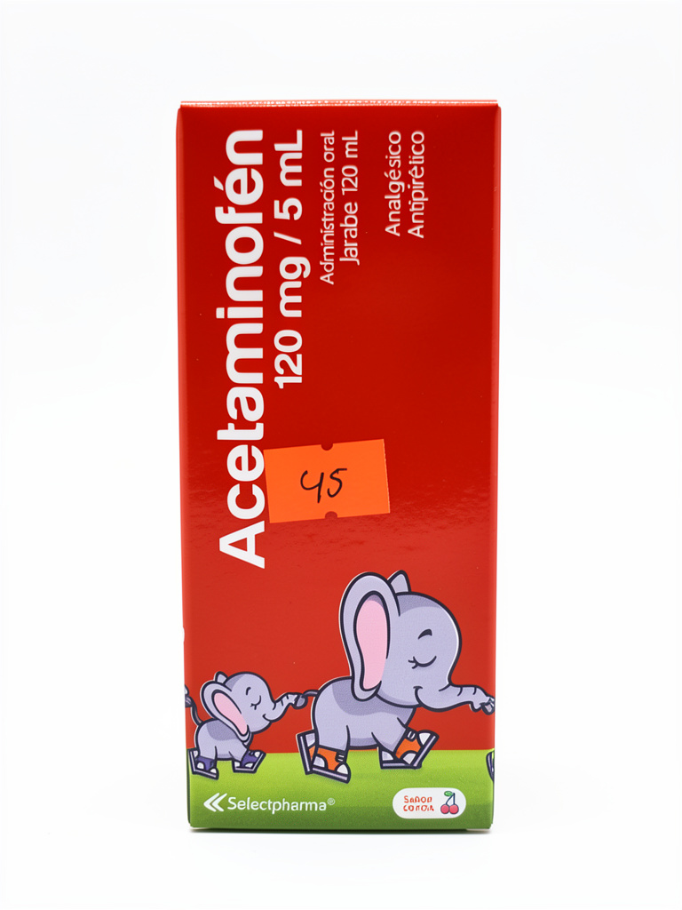 Acetaminofén jarabe 120 mg