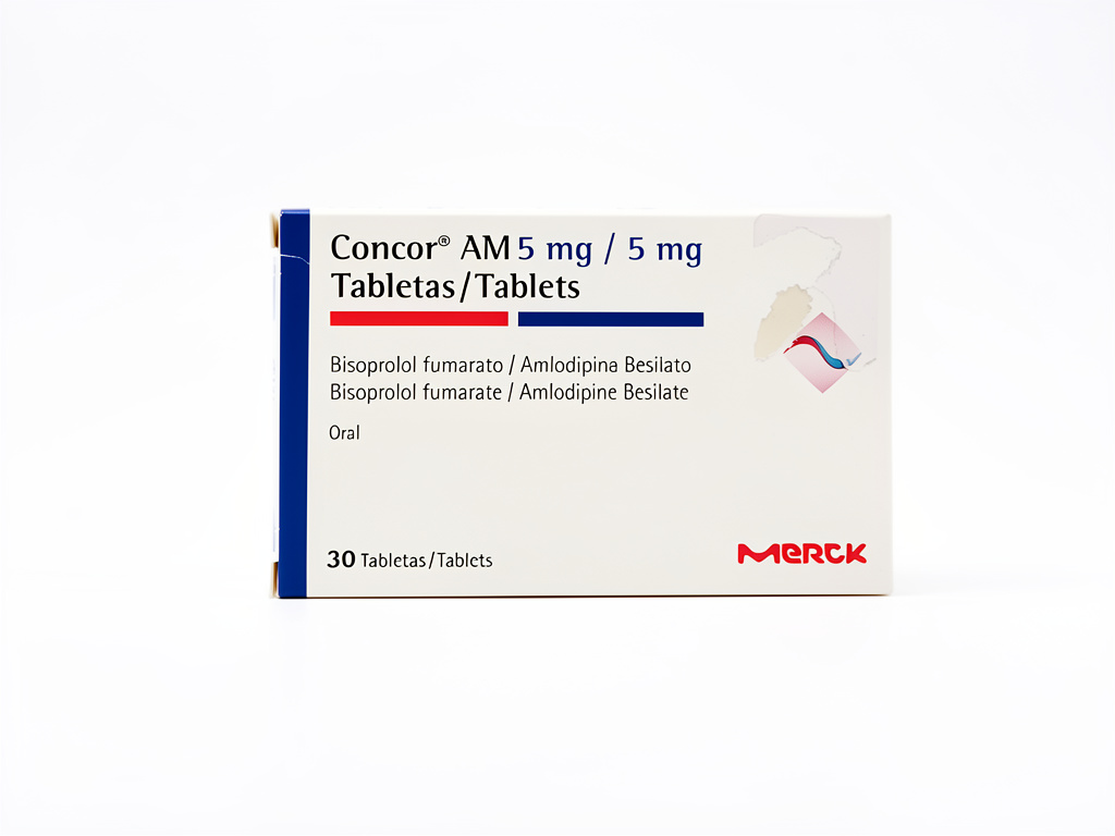 Concor AM 5 mg/5 mg tabletas