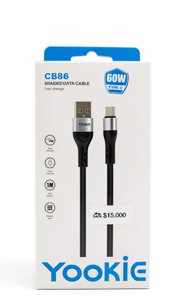 67748 - CABLE YOOKIE CB86 USB A TYPE C