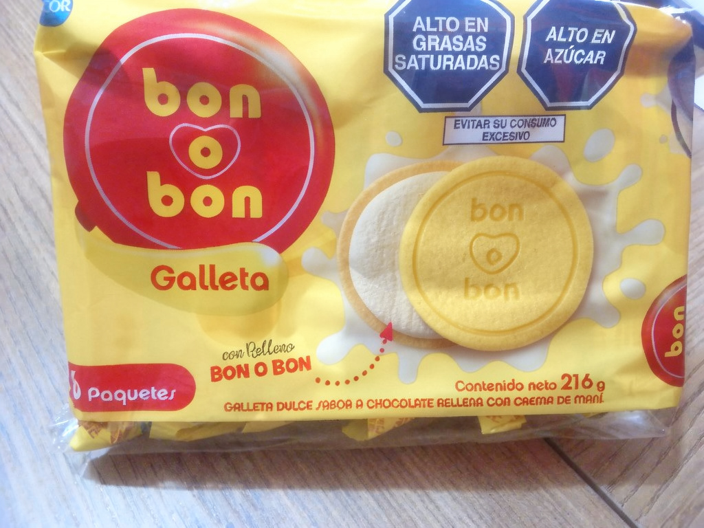 Bon o Bon galleta vainalla con relleno