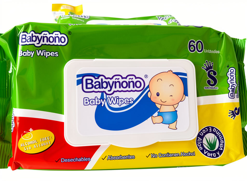 Baby ñoño toallitas húmedas  de 60 unidades