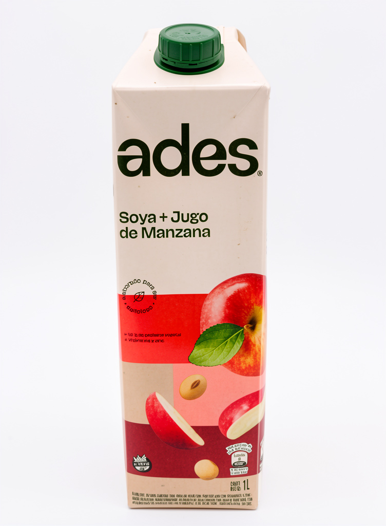 Ades soya jugo de manzana 1L unidad