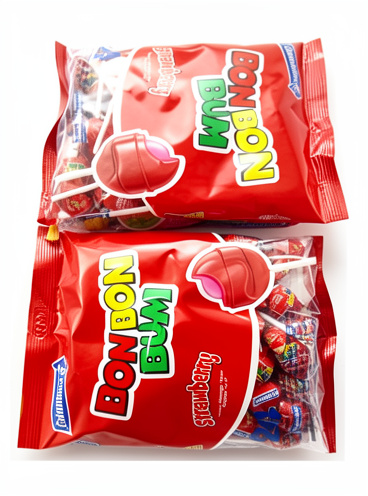 Chupete bon o bum rojo