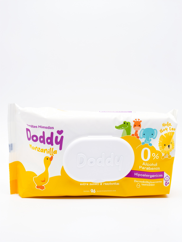 Doddy Toallitas Húmedas Manzanilla 96 unidades