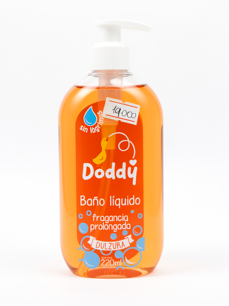 Doddy baño líquido durazno 220ml