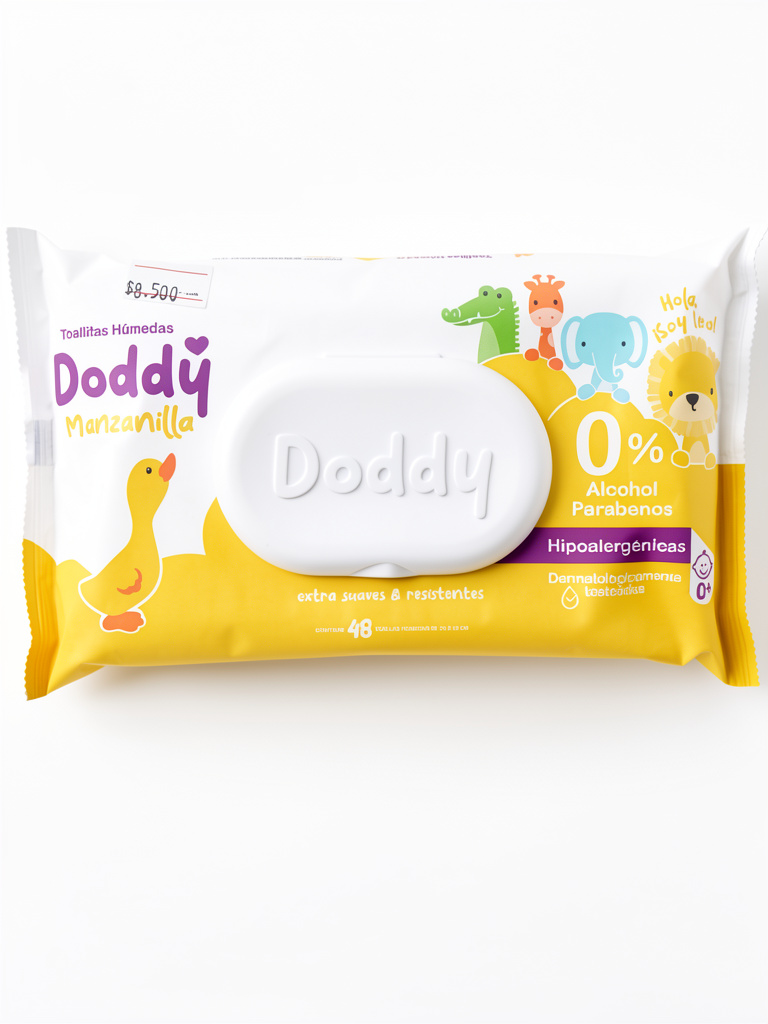 Doddy toallitas húmedas manzanilla 48 unidades