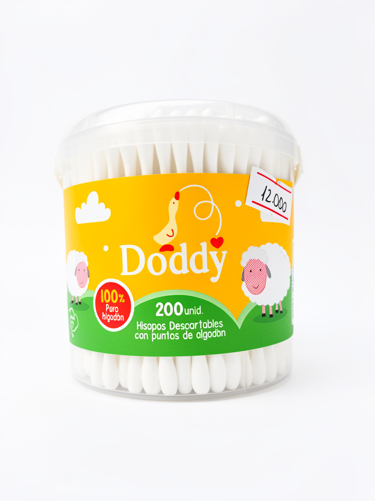 Dody hisopos blancos 200 unid