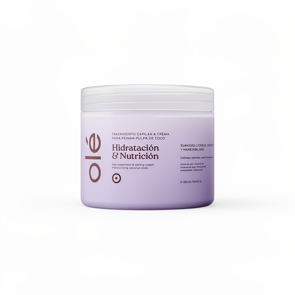 Mascarilla Capilar Pulpa De Coco Hidratación Y Nutrición